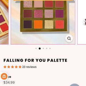 Eyeshadow palette. Color is fall colors.
